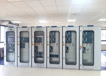 El nuevo banco de baterías en Yapacaní. Foto: ENDE.
