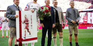 Dier tras su consagración con el Bayern