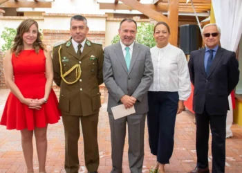 Festejo por el aniversario de los Carabineros de Chile