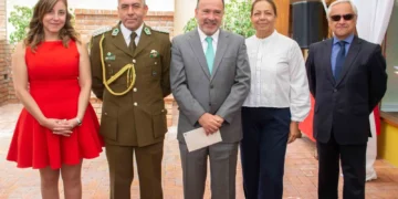 Festejo por el aniversario de los Carabineros de Chile