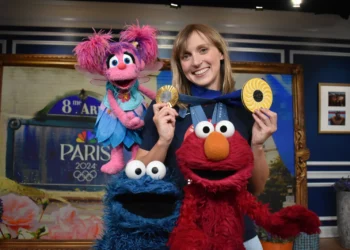 La nadadora estadounidense Katie Ledecky.