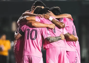 Los jugadores de Inter de Miami se abrazan tras uno de los goles (Inter Miami)