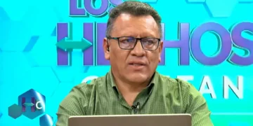 El viceministro de Promoción, Vigilancia Epidemiológica y Medicina Tradicional, Max Enríquez. Foto: Captura Bolivia Tv.