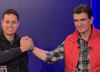 Edman Lara y Rodrigo Paz. Foto: RRSS