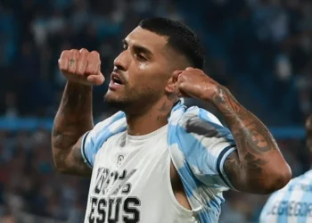 'Maravilla' Martínez celebra su gol