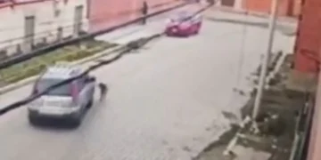 Cámaras de seguridad captaron lo sucedido en la ciudad de El Alto. Foto: Fiscalía.
