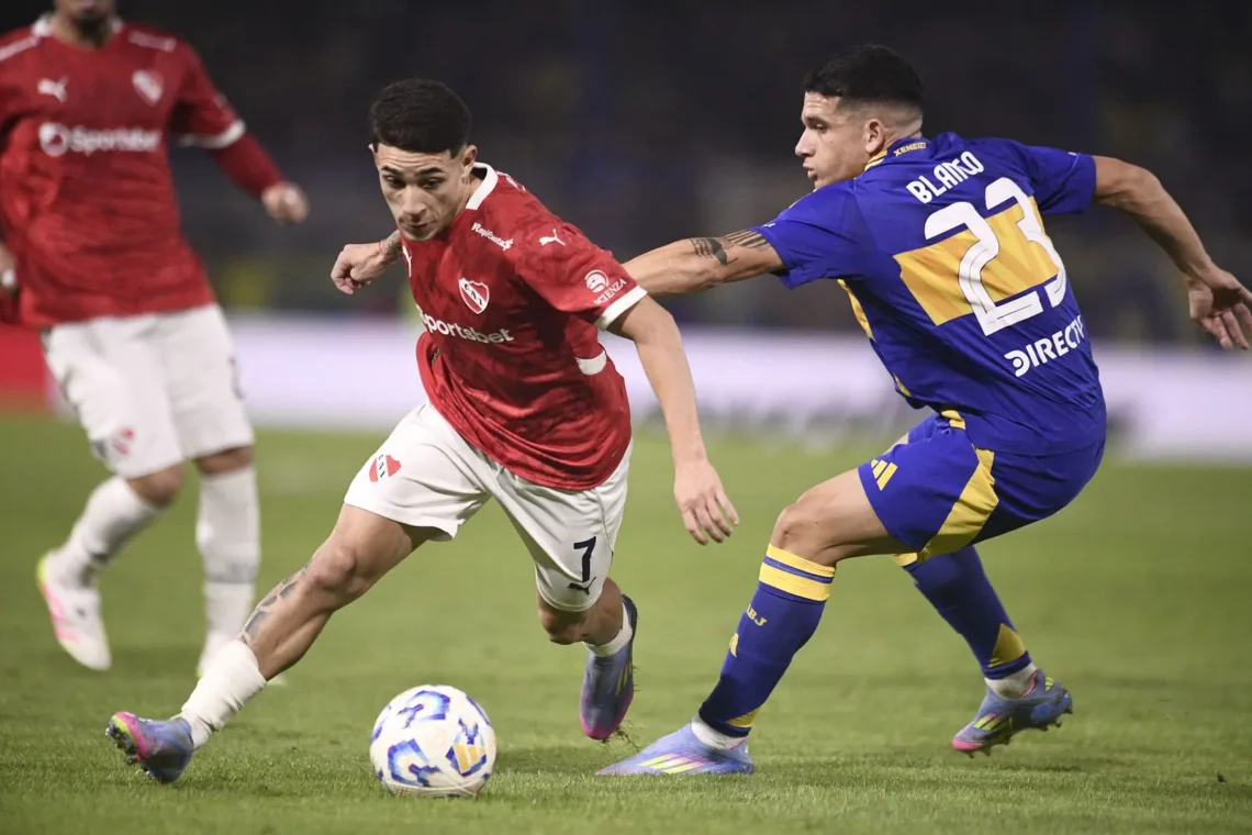 Incidencia del partido entre Independiente y Boca