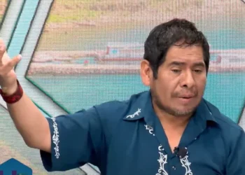 El viceministro de Patrimonio e Industrias Culturales, Juan Carlos Cordero. Foto: Captura Bolivia Tv.