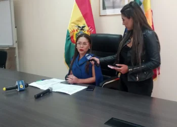 La viceministra Viviana Mamani dio detalles del evento. Foto: Ministerio de Educación.