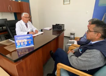 El Defensor del Pueblo acudió al Hospital del Niño de La Paz. Foto: Defensoría del Pueblo.