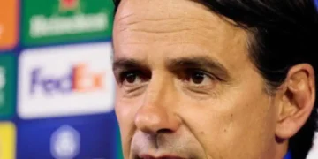 Simone Inzaghi en conferencia de prensa