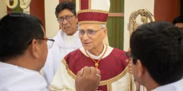 El Papa durante su trabajo en Perú/ Arquidiócesis de Chiclayo