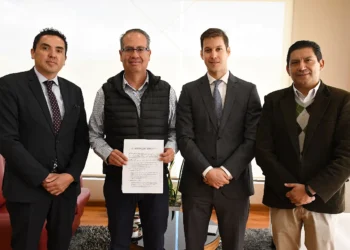 De izq. a der.: Gustavo Jáuregui, Eduardo Silva, Gerardo Licona y Danny Fernández. (Foto: Oswaldo Aguirre)