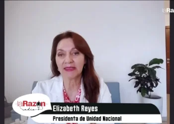 La presidenta de Unidad Nacional (UN), Elizabeth Reyes