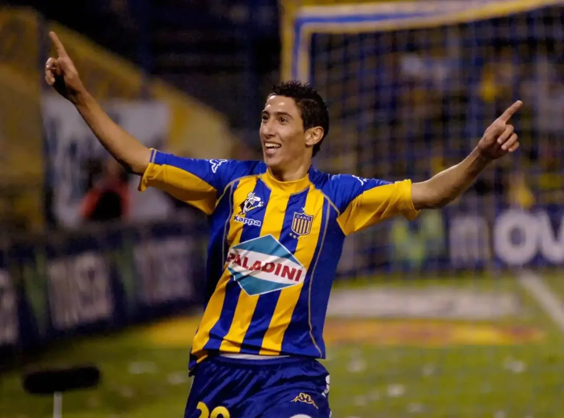 Ángel Di María en su primera etapa en Rosario Central