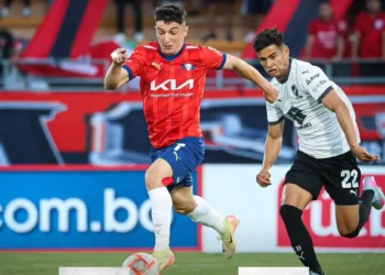 Incidencia del partido entre Wilstermann y Bolívar este jueves en el Félix Capriles (Wilstermann)