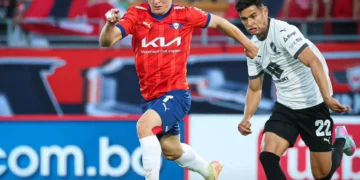 Incidencia del partido entre Wilstermann y Bolívar este jueves en el Félix Capriles (Wilstermann)