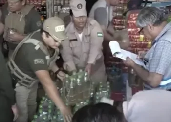 Un operativo de control en Santa Cruz. Foto: Captura Bolivia Tv.