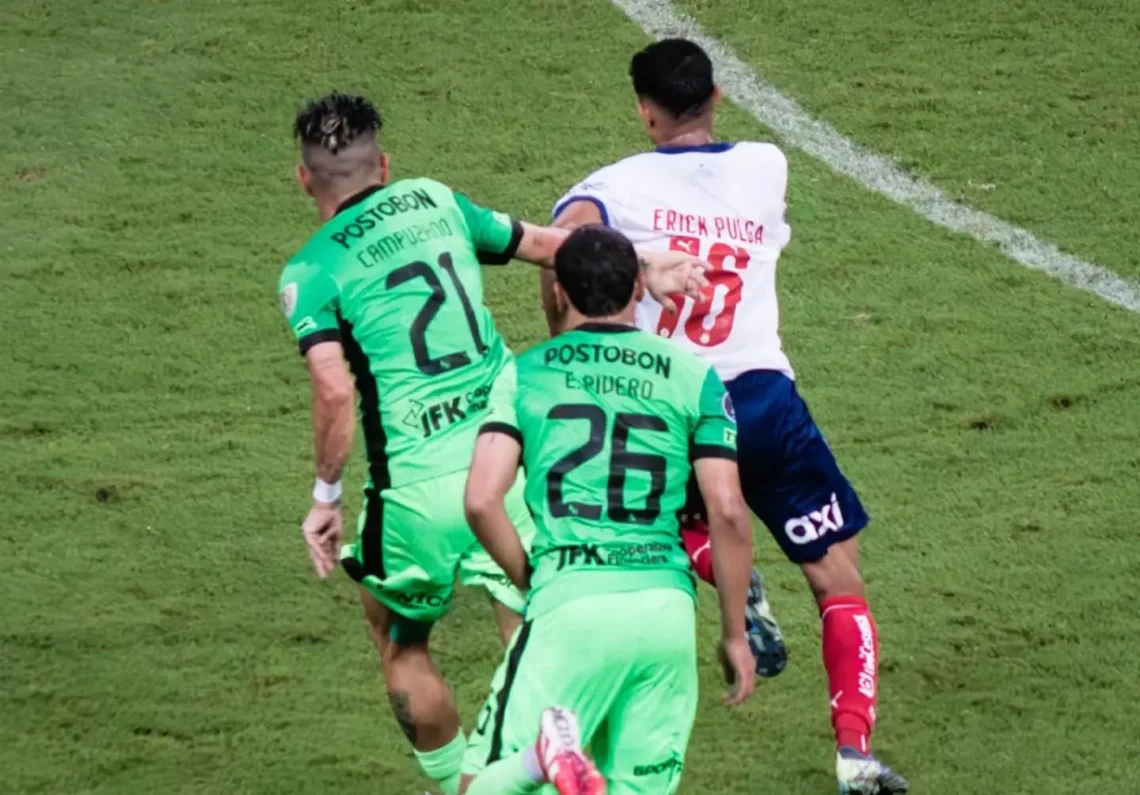 Incidencia del partido de ida entre Atlético Nacional y Bahia