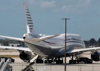 El avión que el gobierno de Qatar ofrece a Donald Trump. Foto: AFP