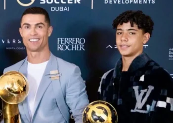 Cristiano Ronaldo y su hijo