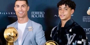 Cristiano Ronaldo y su hijo