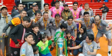 Fotos del campeón. Crédito: Comisión de Futsal Bolivia