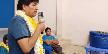 El expresidente Evo Morales. 
Foto: Captura RKC