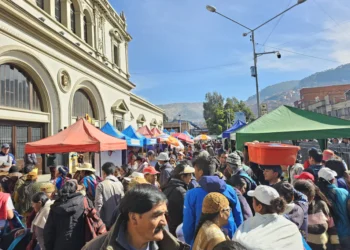 La feria "Del Campo a la Olla" del sábado. Foto: Ministerio de Desarrollo Rural.