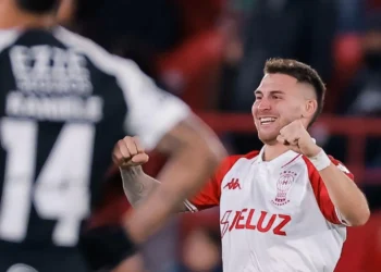 Watson celebra el único gol del partido