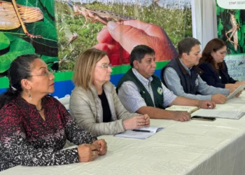 La reunión realizada por el Senasag en Santa Cruz. Foto: Senasag.
