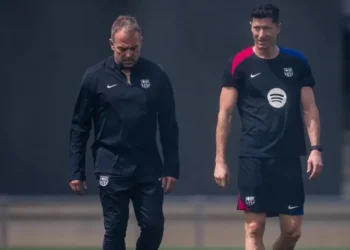 Robert Lewandowski se incorpora a los entrenamientos (FOTO: FC Barcelona)