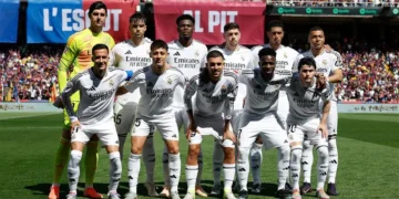 Alineación del Real Madrid en el Clásico