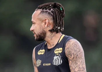 Neymar entrenando (FOTO: Santos Futebol Clube)