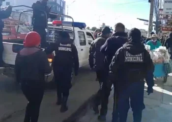 El reordenamiento vehicular en El Alto. Foto: RRSS.