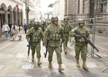 Soldados ecuatorianos. Foto: AFP