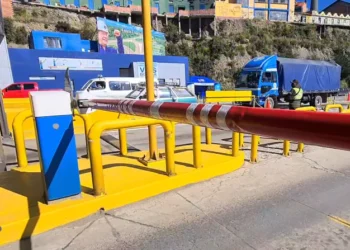 El servicio de telepeaje en la Autopista. Foto: Vías Bolivia.