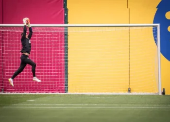 Ter Stegen, durante un entrenamiento con el Barça (FOTO: FC BARCELONA)