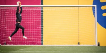 Ter Stegen, durante un entrenamiento con el Barça (FOTO: FC BARCELONA)