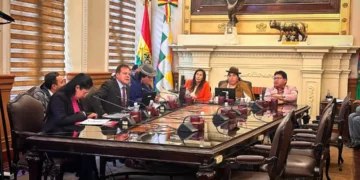 Una sesión del Concejo Municipal de La Paz. FOTO: Concejo de La Paz