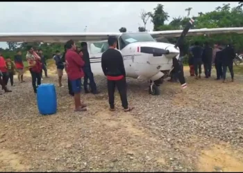 La avioneta incautada/FELCN
