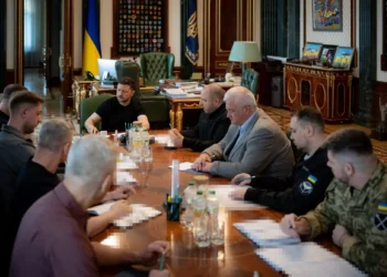 Zelenski se reunió con sus delegados/RRSS Volodimir Zelenski