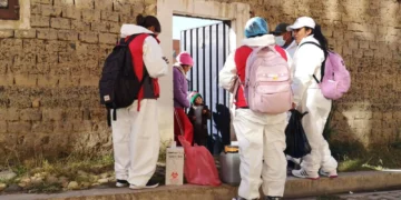 Salud de El Alto despliega 150 brigadas para vacunar contra el sarampión. FOTO: GAMEA