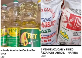 La FELCC alerta sobre estafas en redes sociales en venta de productos de la canasta familiar y combustibles. FOTO: RRSS