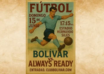 Un gráfico especial que Bolívar expuso para el partido de este domingo ante Always (Bolívar)