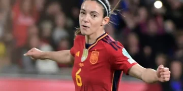La estrella del fútbol español Aitana Bonmatí (AFP).