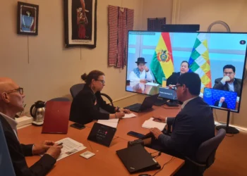El alto comisionado de las Naciones Unidas para los Derechos Humanos, Volker Türk, se reunió con el presidente Luis Arce.