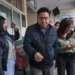 El exministro de Justicia César Siles ingresa a la Fiscalía de La Paz. 
Foto: APG