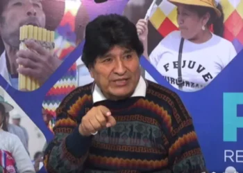 El expresidente Evo Morales participa en su programa dominical.