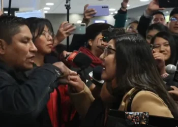 El diputados Pacífico Choque y su colega Lisa Claros generan un altercado en la Asamblea.